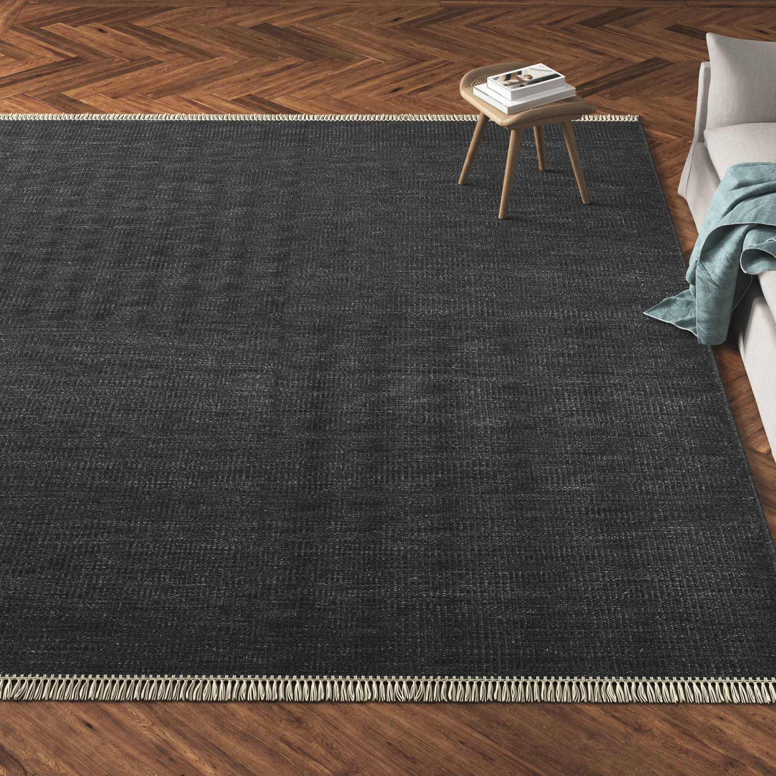 Cassandra Hand Woven Reversible Indoor/Outdoor Rug, Rectangle 9' x 12'