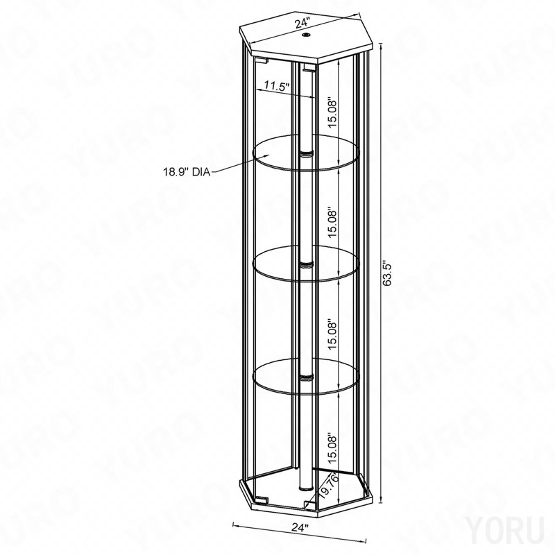 Armoire de rangement à 4 tablettes pour la maison - standard