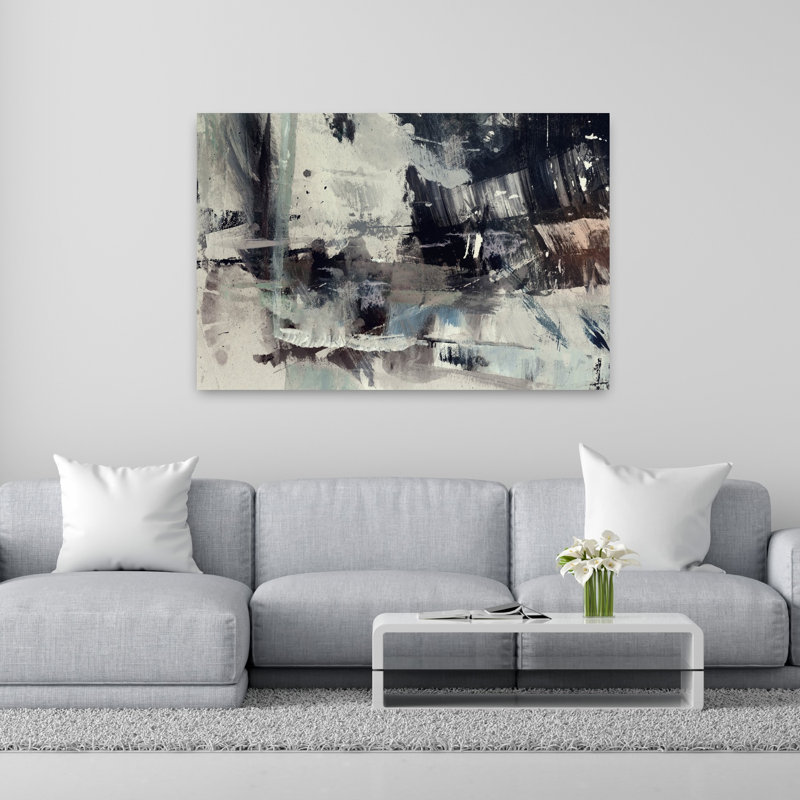 Art contemporain contemporain abstrait, H 60 po x l 40 po