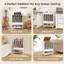 Record Rolling Turntable Player Stand with Drawer-1613832909
