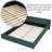 Queen Size Upholstered Platform Bed – Chenille Fabric Bed Frame with Headboard, No Box Spring Needed-418127902