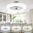 Ceiling Fan with LED Lights Dimmable and Remote Included