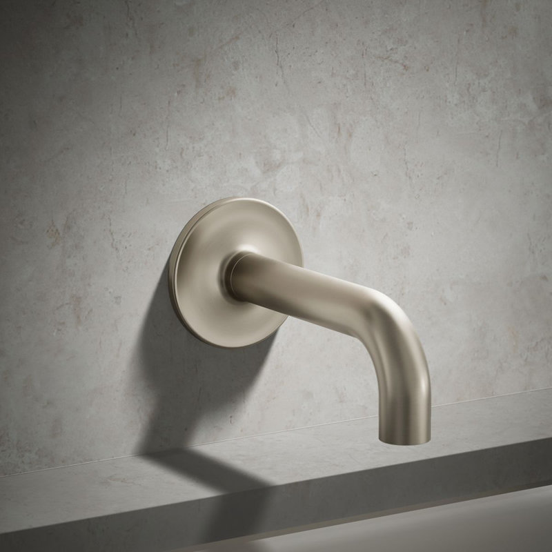 Purist® Wall Mounted Tub Spout, Vibrant Brushed Nickel
