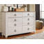 Commode double 6 tiroirs Barzan