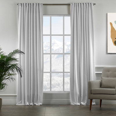 Solid Room Room Darkening Tab top Curtain Panels -  Lilijan Home & Curtain, Llj-30208-2PC-22601-5272