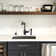 One-Handle Copper Widespread Kitchen Faucet with Side Sprayer