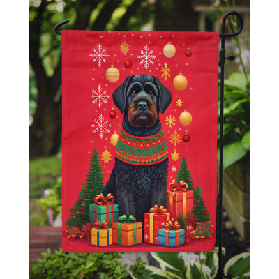Drapeau de jardin en polyester double face H 15,5 po x l 11,25 po