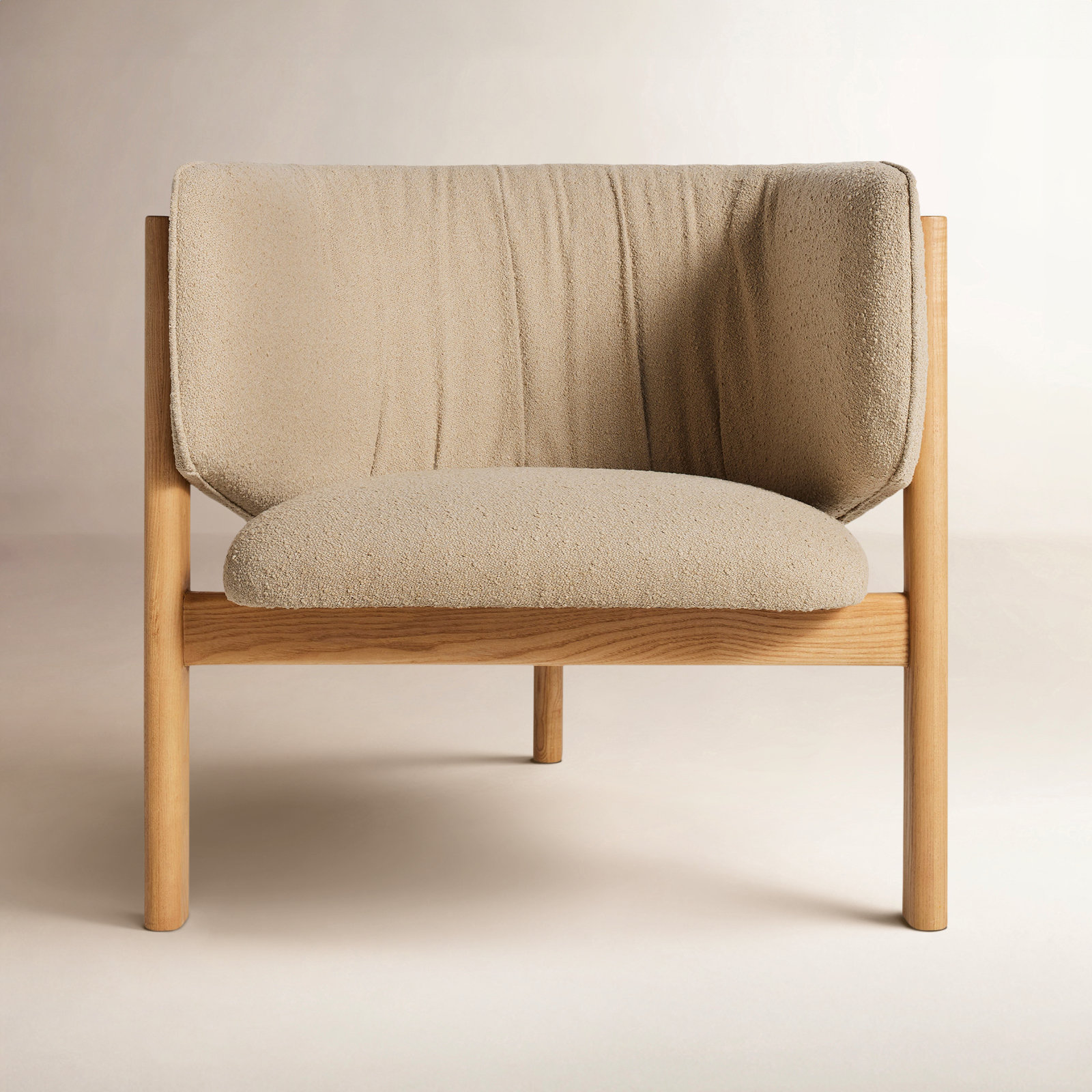 All In Upholstered Accent Chair, Kelso Camel, Natural