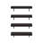 Furinno Tanna Wall Mounted Floating Display Shelves, Tobacco Oak, Set of 4-239578850