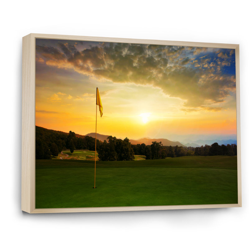Sunrise at the Golf Course II - photographie sur toile