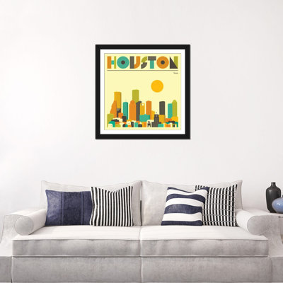 " Houston Skyline " by Jazzberry Blue
