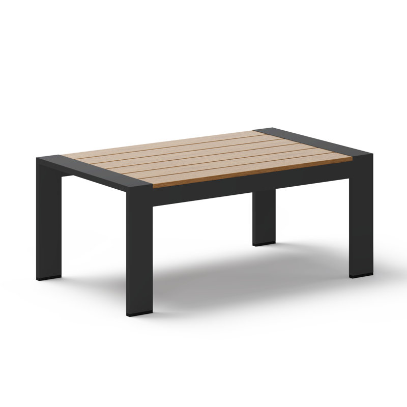 Table basse d'extérieur, Chêne / noir