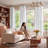 100% Blackout Window Curtain Panels, Cold and Full Light Blocking Drapes with Black Liner for Bedroom, Thermal Insulated Draperies, 2 Pieces-1939056828-1939056829