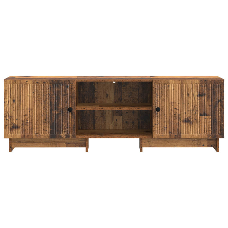 TV Stand for TVs up to 65", Old Wood