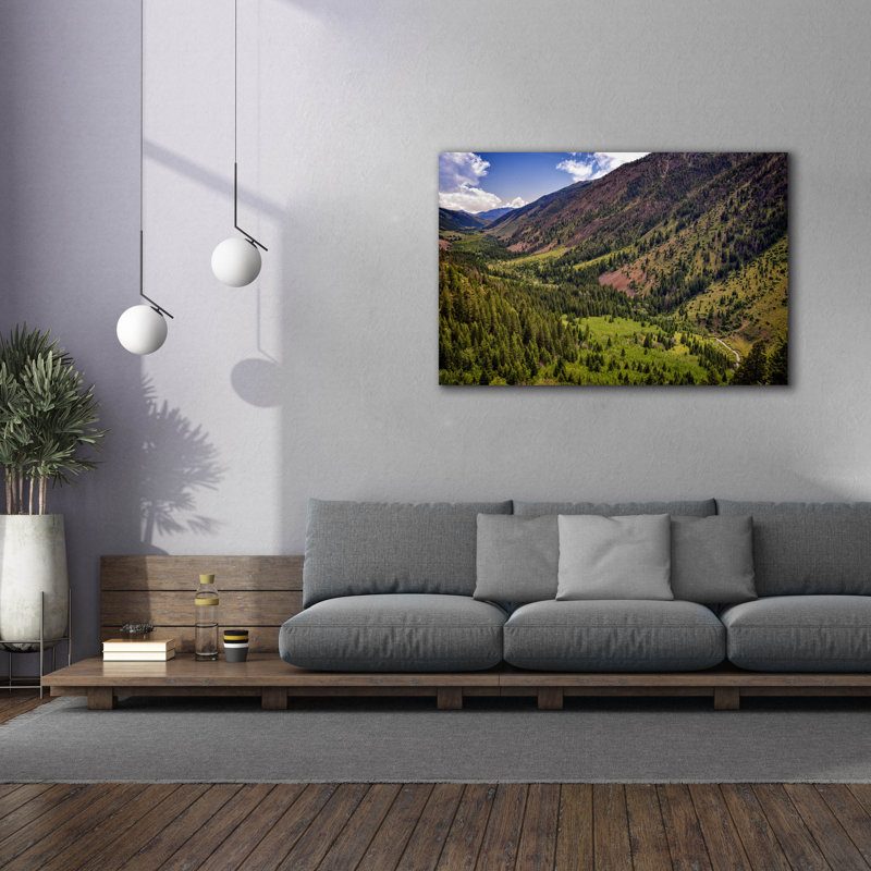 «Sun Valley Ii» par Rick Berk, art mural sur toile, H 40 po x l 60 po x P 1,5 po