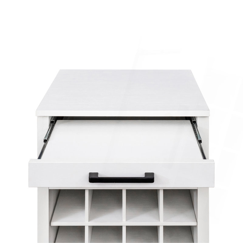 Buffet brun modulaire 24 pièces, Blanc