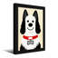 Animaux mignons avec un collier rouge et une étiquette en os-1060220778-1060220775-1060220774