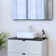 Meble Furniture 12.4'' Ceramic Rectangular Bathroom Sink with Overflow