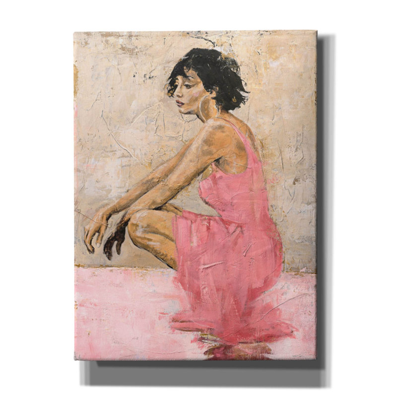 «Reflecting» par Incado, art mural sur toile, H 54 po x l 40 po x P 1,5 po