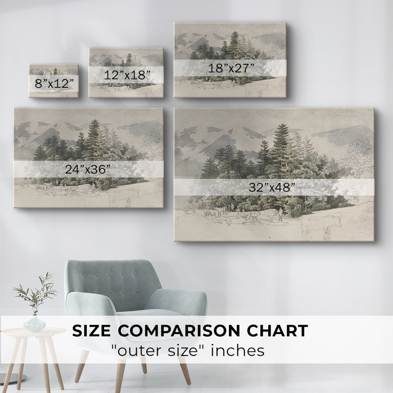 Paysages rétro-CCXV -Galerie enveloppée Cavas, 12X18
