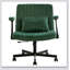 Chaise de bureau Green Velvet Criss Cross