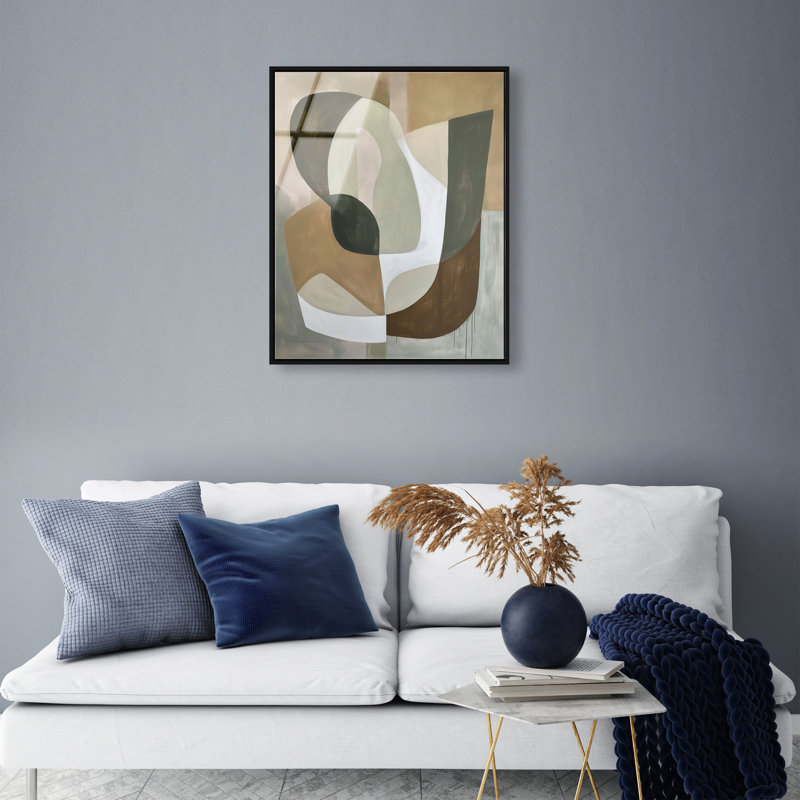 Dreamy Shape Pulse I High-Gloss Frameless Acrylic Glass Wall Art Abstract Print by Oliver Gal, Ready to Hang, 16 x 20
