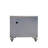 1Pc Glam 2-Drawer Bedroom Nightstand Diamond Patterned Drawer Fronts Silver Finish (Only Nightstand)