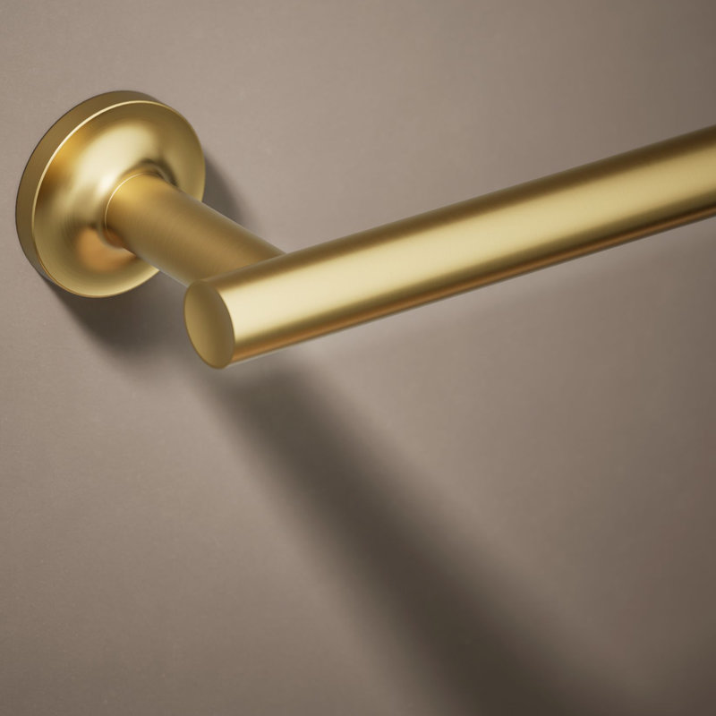 Purist 30" Wall Mounted Towel Bar, Polished Chrome, 1.88" H x 30" L x 3.25" D