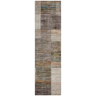 Machine Washable Indoor/Outdoor Meredith ACN2149 Geometric Rug