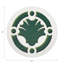 Timothy Corrigan Parterre Garden Vegan Leather Round Pebble Placemat