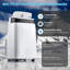 Le climatiseur portatif de 10 000 BTU refroidit jusqu'à 450 pieds carrés Ft, mode 3-en-1 portable AC