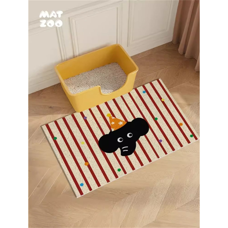 Tapis filtrant pour litière pour chat, H 0,3 po x l 23,62 po x P 15,74 po