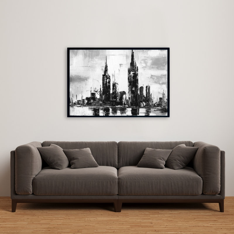 «Mono Urban Cityscape», H 24 po x l 36 po