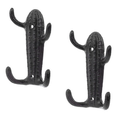 2 Piece Decorative Entryway Wall Coat Hooks