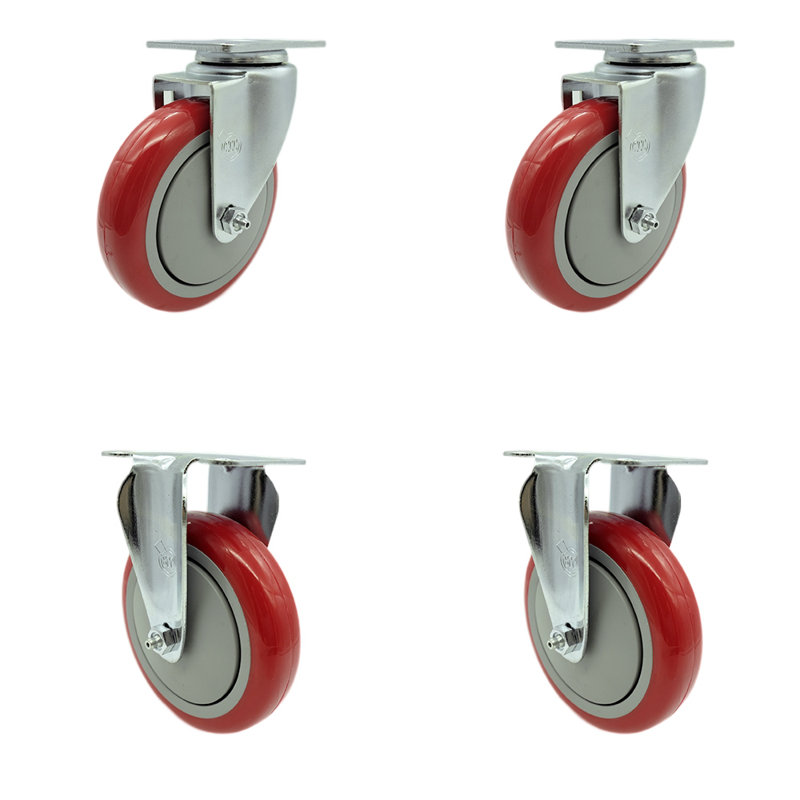 Cambro 60006 60008 Ultra Pan Carriers Dish Caddies Caster Replacement Set-SCC/CAM-SCC-20S514-PPUB-2-R514-2