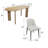 Hankins 6 - Person Oval Solid Wood Dining Set-1759726134