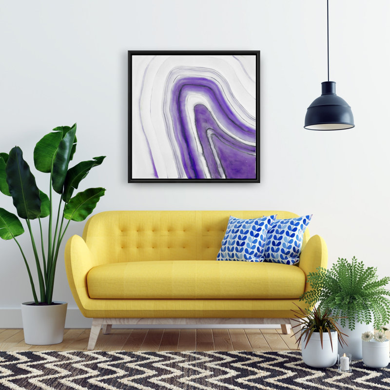 " Purple Round Geode "