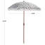 Parasol de 6,5 pi Vroman-1602165283