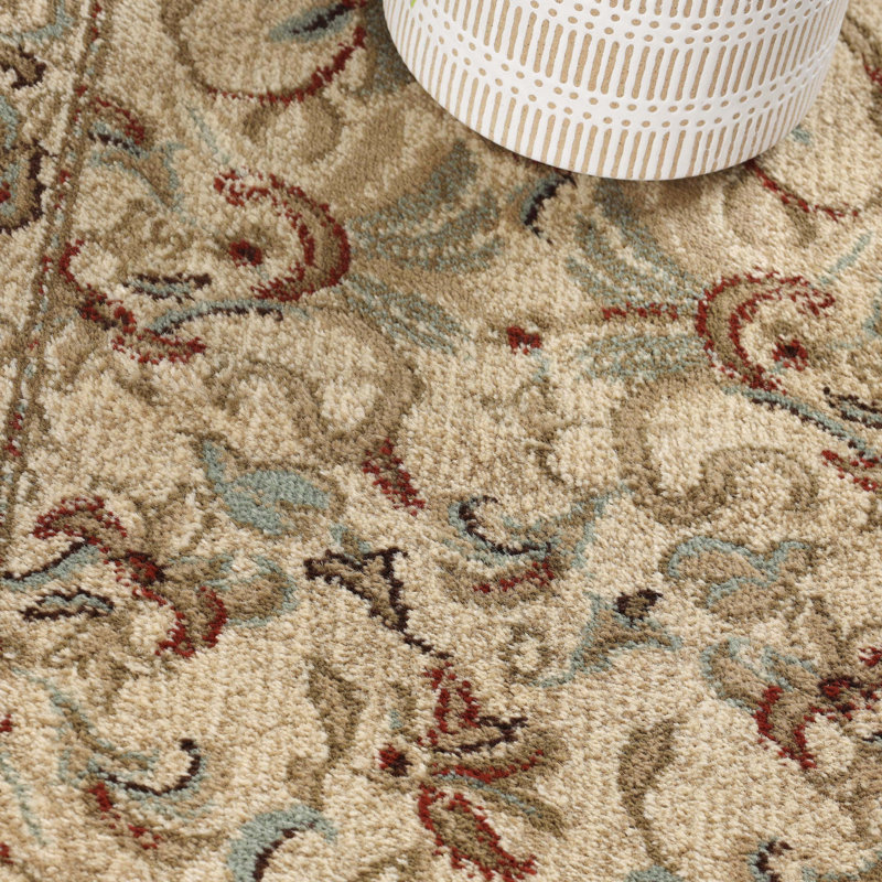 Tapis d'intérieur traditionnel Horrell, Rectangle 6 pi x 9 pi