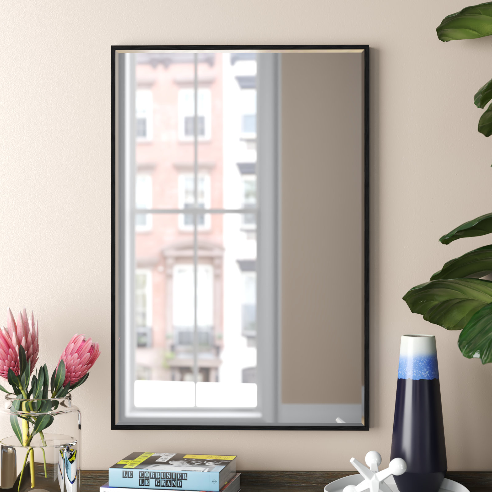 Mercury Row® Buschwick Flat Wall Mirror & Reviews | Wayfair