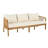 Uriel Solid Acacia Wood Conversation Set with Cushions