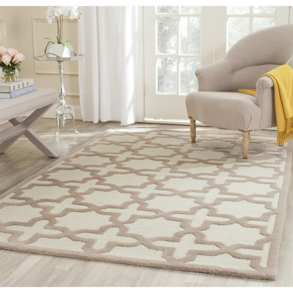 Safavieh Cambridge Hand Tufted Wool Geometric Rug | Wayfair