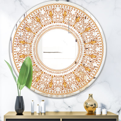 Miroir mural bohémien et éclectique