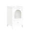 Meuble-lavabo de 20 po avec lavabo, armoire de salle de bain avec porte en verre à fermeture douce, tiroir-1521199100
