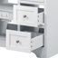 Meuble-lavabo double 84 po 84 po