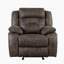 Fauteuil inclinable manuel traditionnel en microfibre polie 37,5 po Jannali-1172540727