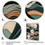 «Teal Black Line Art Elegance II», reproduction sur toile-1661457601-1661457610