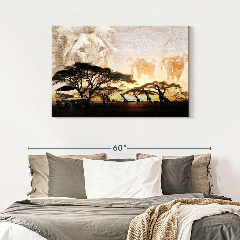 Ravi Savanna, 30" H x 45" W