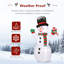 Bonhomme de neige de Noël gonflable