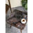 Square Side Table With Glass Top